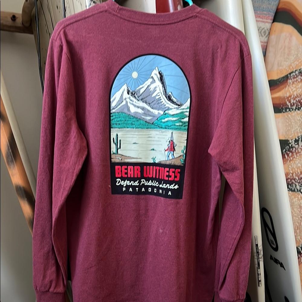 Patagonia Bear Witness Long Sleeve Shirt M